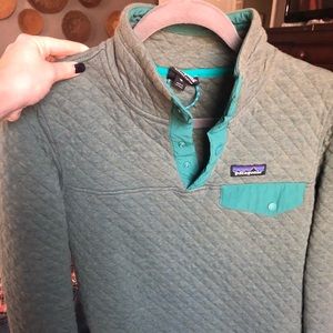 Patagonia quilted quarter zip